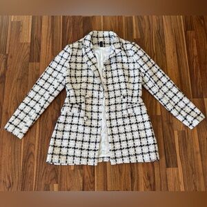 Windsor Black and Gold Textured Jacket